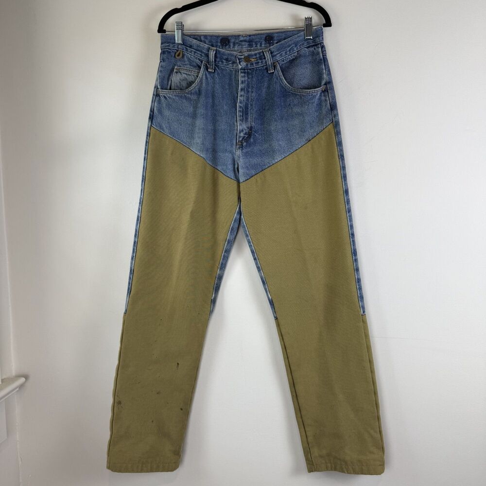 Vintage Wrangler Rugged Wear Brush Guard Work Jeans, ~31x31